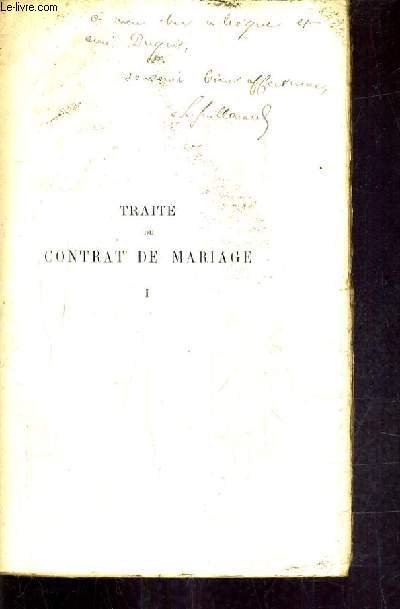 code civil contrat de mariage