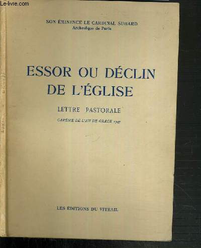 Lettre Pastorale de Son Eminence Le Cardinal Suhard La Famille Carême